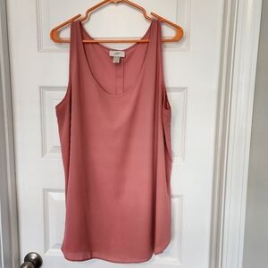 LOFT Peach Relaxed Tank Top